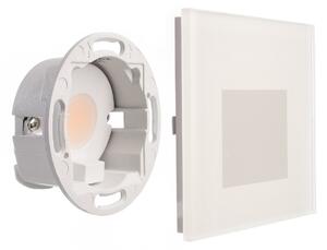 Deko-Light LED осветление за вграждане SET Alwaid, матирано стъкло, 8 x cm, 2 700 K, Бял, Коридор, Стъкло, Модерен, Ъглово вградено осветление