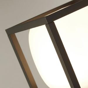 Searchlight LED осветление за пътеки Athens, IP54, черно, височина 65 cm, метал, Черен, Алуминий, Модерен
