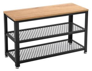 Пейка Vasagle Кафява 73x30x45 см