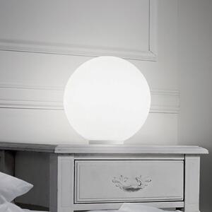 IDEAL LUX Ideal Lux Настолна лампа Mapa, Ø 40 cm, опално стъкло, сферична, E27, Бял, Дневна/трапезария, Стъкло, Глобус