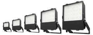 DOTLUX LED прожектор LENSplus, 150 W, черен, алуминий 5000 K IP66, Черен, Алуминий, Стенни прожектори