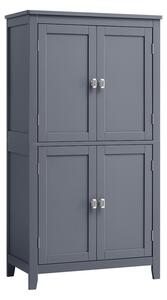 Шкаф за баня Vasagle сив 60x30x110 см