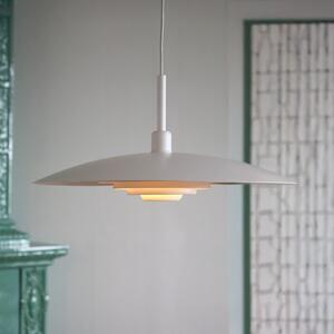 Markslöjd Висяща лампа Piny, бяла, Ø 57 cm, метал, E27, Бял, Дневна/трапезария, Метал, Модерен