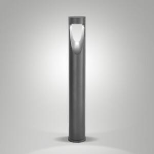 Fabas Luce LED осветление за пътеки Teo, 80 cm височина, черен, метал, IP65, Черен, Алуминий, Модерен