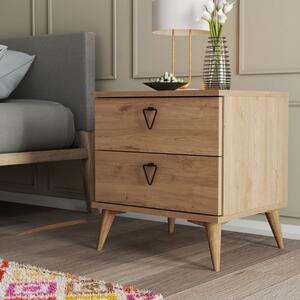 Нощно шкафче Versa-Ce Oak