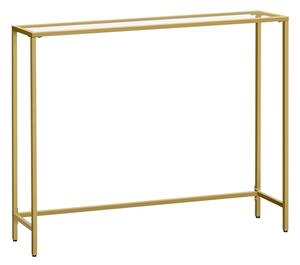 Конзола Vasagle Златна 100.5x20x80 см