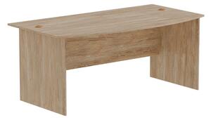 Професионално бюро Anze от естествен меламин 180x93.5x93.5x75 cm