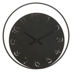 Черен стенен часовник Circle, ⌀ 60 cm - Mauro Ferretti