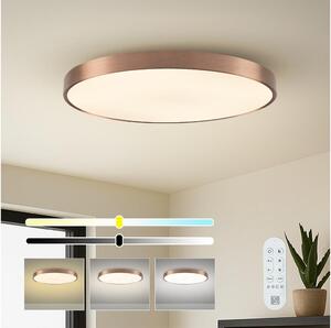 Immax NEO 07323L-LED таванно осветително тяло SEMPLICI 96W/230V Ø80 см, димируемо, Wi‑Fi Tuya, розово + дистанционно управление