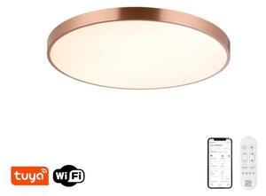 Immax NEO 07323L-LED таванно осветително тяло SEMPLICI 96W/230V Ø80 см, димируемо, Wi‑Fi Tuya, розово + дистанционно управление