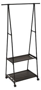 Закачалка за дрехи 5five Intissa, Черен метал, 156 cm