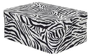 Комплект 4 картонени кутии 5five Polybox Zebra