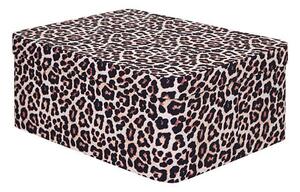 Комплект 4 кутии за съхранение 5five Polybox Leopard, Картон