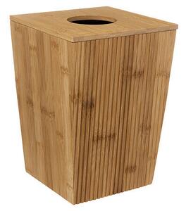 Кош за отпадъци с капак 5five Terre Inconnue, Бамбук, 6L, Бежов