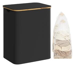 Кош за пране Songmics Black 52x38.5x38.5x70.5 cm
