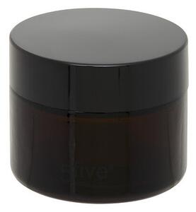 Буркан за крем 5five, Тонирано стъкло, 50 ml, Кафяв