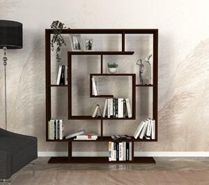 Библиотека Sarmasik Wenge 124,8x149,4x22 cm