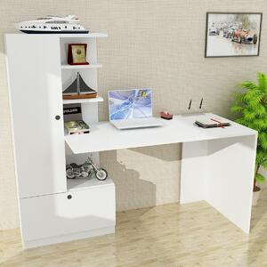 Бюро с шкаф Domingos White 120x73.8x61.8 cm