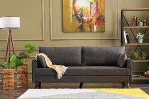Bella 3-местен диван Bella Anthracite 208x85x81 cm