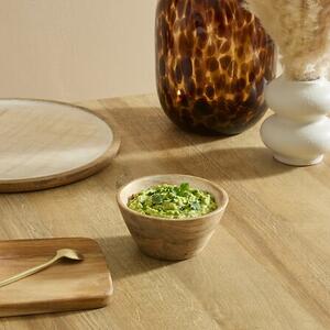 Купа Secret de Gourmet Ava, Манго дърво, Ø12 cm - Бяла