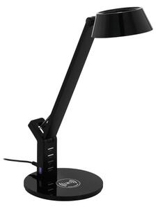 Eglo 99832 - Сензорно димируема LED настолна лампа BANDERALO LED/4,8W/230V черна