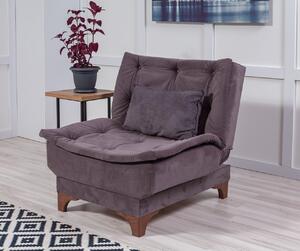Фотьойл Kelebek Anthracite 75x90x85 cm