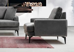 Фотьойл Papira Anthracite 80x90x88 cm