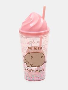 Sinsay - Чаша за многократна употреба със сламка Pusheen the Cat - многоцветен