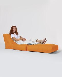 Градински фотьойл с пуф Siesta Orange 180x55x40 cm