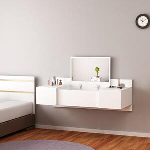 Висяща тоалетка Zakkum White 100x33x39,1 cm