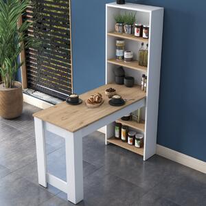 Кухненска маса с рафтове JA102 Nuc 120x153.6x53.8 cm