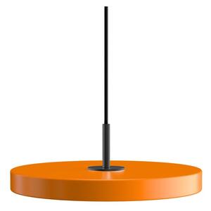 Оранжево LED висящо осветително тяло с метален абажур ø 31 cm Asteria Mini – UMAGE