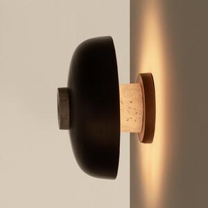 Audo Copenhagen Стенен светильник LED Reverse, пясъчен/бронзов, Ø 24 см, димер с въртящ се, Затъмняване, Бронзов / античен месинг, Дневна/трапезария, Алуминий, Дизайн