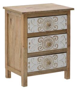 Нощно шкафче India Pako World Natural 72x35x76 cm