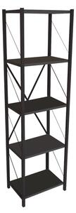 Библиотека Glase Pako World Anthracite 40x30x150 cm