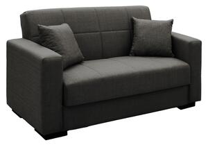 Двуместен диван с място за съхранение Vox 2 Pako World Dark grey 154x82x83 cm