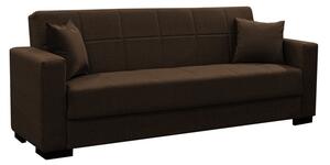 3-местен диван с място за съхранение Vox 3 Pako World Brown 214x82x83 cm