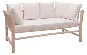 Градински диван с 2 места Dranjere Boho Pako World Natural 167x80x71 cm
