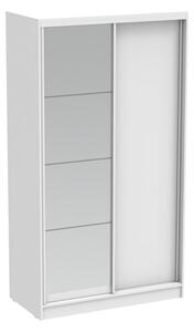 Гардероб за спалня с огледало Korredor Pako Pako World White 120x60x220 cm