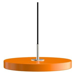 Оранжево LED висящо осветително тяло с метален абажур ø 31 cm Asteria Mini – UMAGE