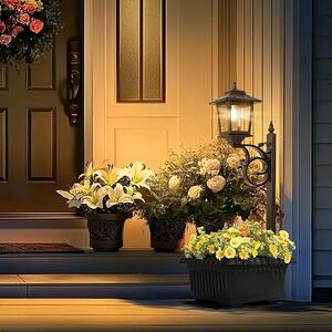 Bloomlamp™ саксия за цветя със соларен фенер