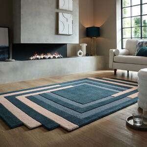Абстрактен лабиринт Зелен килим с лабиринт 150X240 cm, Flair Rugs