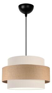 Плафон Fozy плат в цвят крем-юта D30x22см
