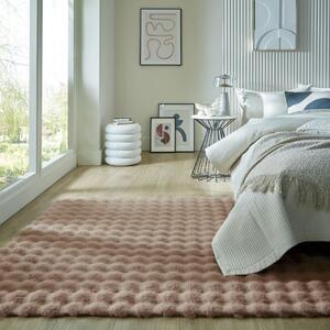 Вафлен килим от изкуствена кожа Taupe 160X230 cm, Flair Rugs