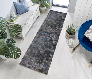 Wonderlust Wonderlust Blue/Grey 80X300 cm, Flair Rugs