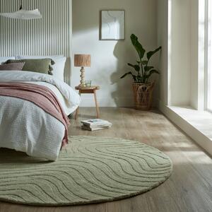 Кръгъл килим Mesmerise Green Mesmerise 160x160 cm, Flair Rugs