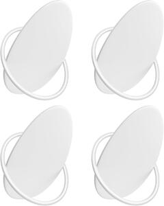 Songmics Бяло куче с кука куче 7.2x5.2x8.5 cm