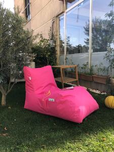 Градински пухен фотьойл beanbag Daybed Розов