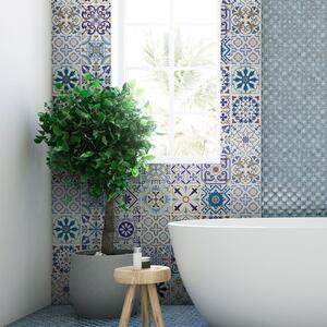 Комплект от 30 стикера за стена Tiles Azulejos , 10 x 10 cm Riviera - Ambiance