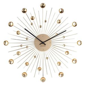 Часовник в златист цвят , ø 50 cm Sunburst - Karlsson